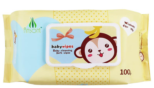 OEM Gentle 100 Sheets Baby Cleansing wet Wipes, Private Label, Moisturizing & Fragrance-Free