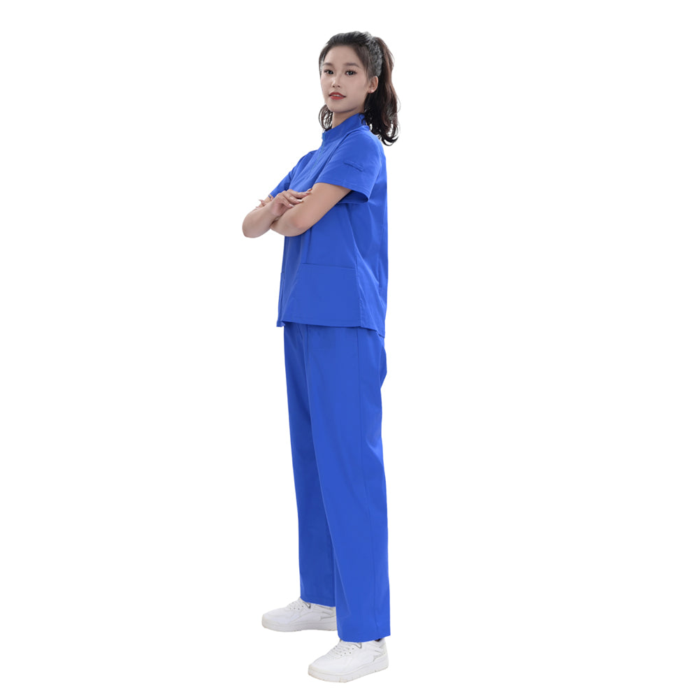 Unisex Royal Blue TC Medical Scrub Set,Private Logo,OEM