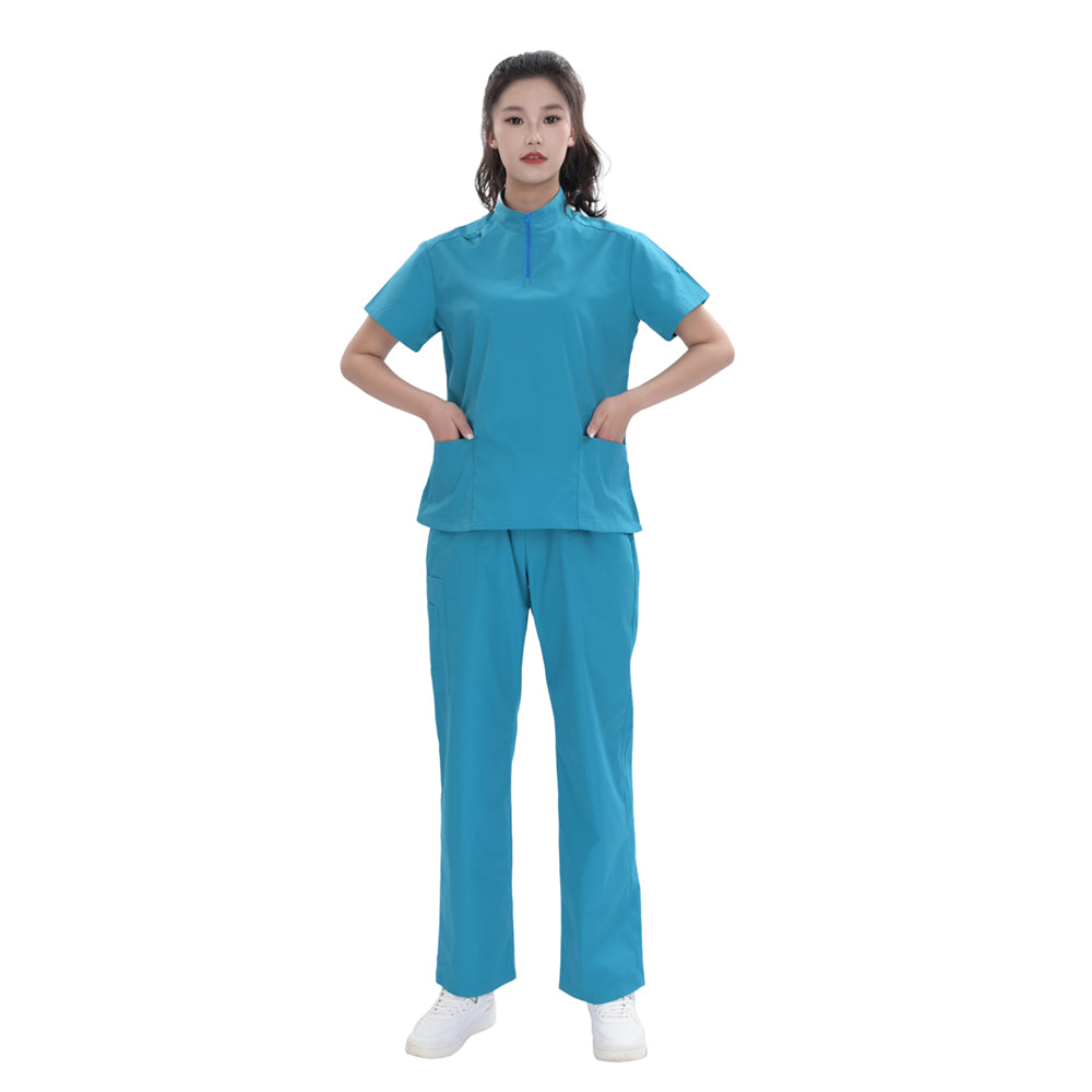 Unisex Teal TC Medical Scrub Set,Private Logo,OEM