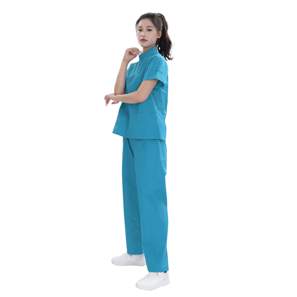 Unisex Teal TC Medical Scrub Set,Private Logo,OEM