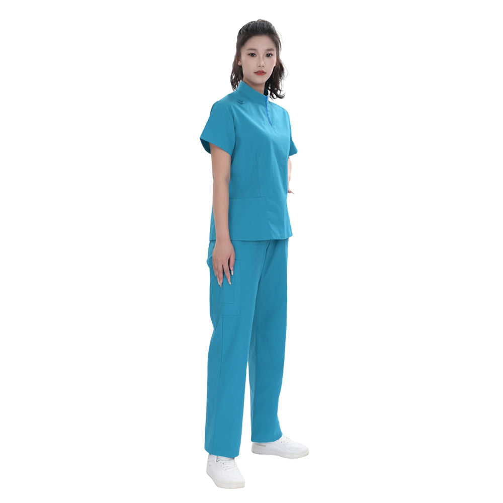 Unisex Teal TC Medical Scrub Set,Private Logo,OEM
