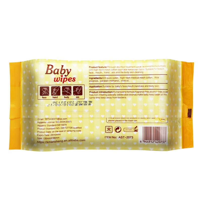 35gsm spunlace nonwoven with straight-line texture for softness and durability baby wipes