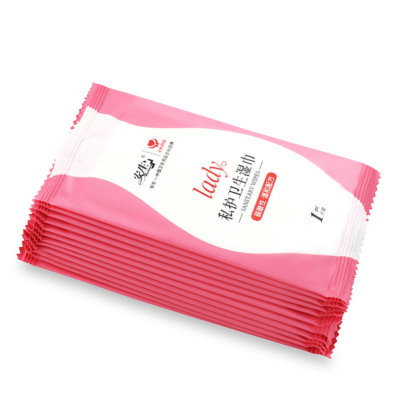 Sanitary Feminine Wipes – 12 Sheets & 25 Sheets (Pink Packaging)