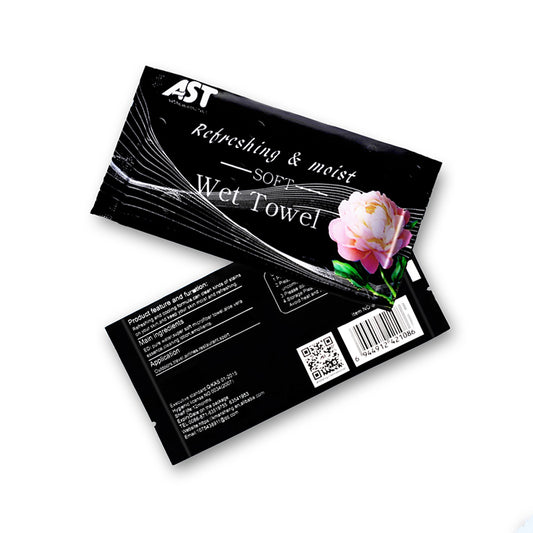 Ultra-Fine Microfiber Pre-Moistened Facial Towel – Hami Melon 600% Scent | Plain Texture | 21×21cm | 7g