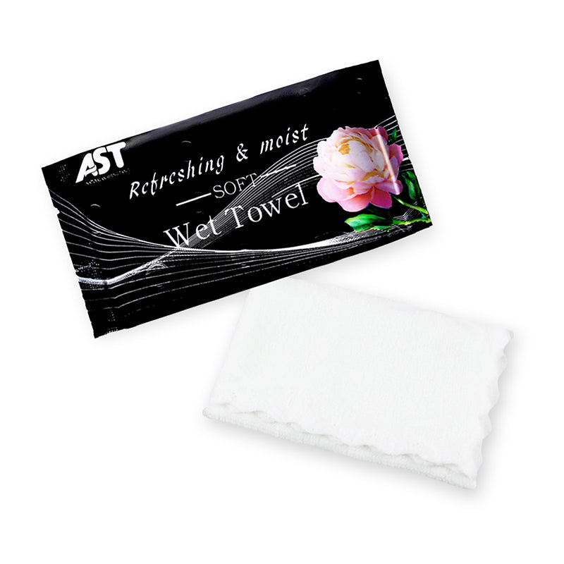 Ultra-Fine Microfiber Pre-Moistened Facial Towel – Hami Melon 600% Scent | Plain Texture | 21×21cm | 7g