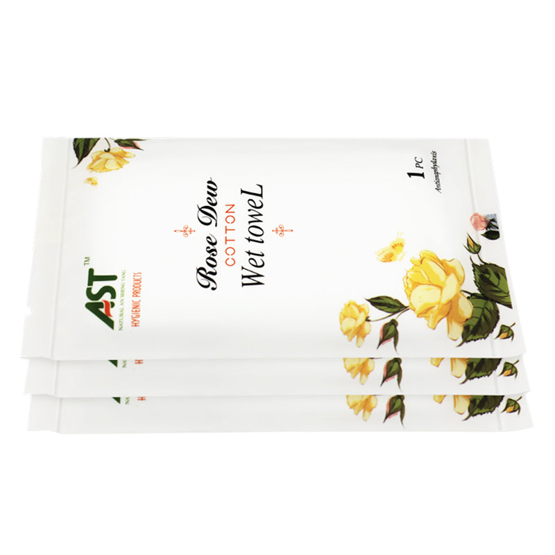 Individually Packaged Disposable Wet Towel – Ultra-Fine, 22x22cm, Verbena Scent, Fully Customizable