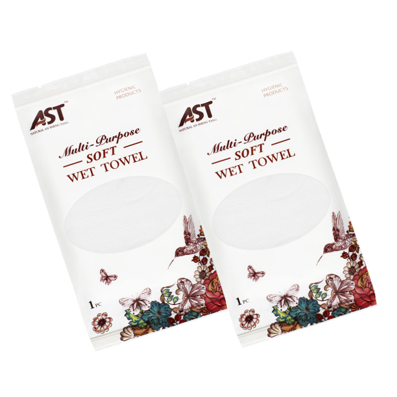 Individually Packaged Disposable Cotton Wet Towel – 23×23cm, Jasmine Scent, 16g, Fully Customizable