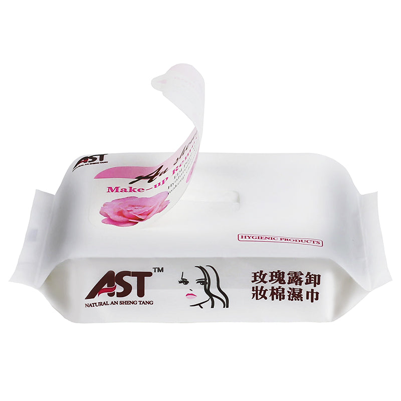 Custom Rose Essence + Hyaluronic Acid Makeup Remover 26 Sheets Tissues,OEM/ODM Available