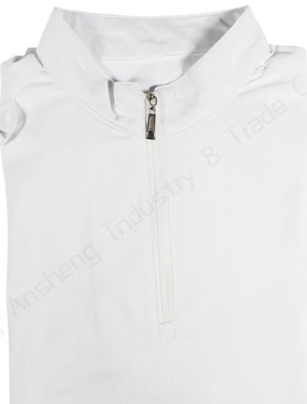 Unisex Medical Scrub Set – Sterile-Look 4-Way Stretch White Zip-Neck Uniform,OEM & private logo