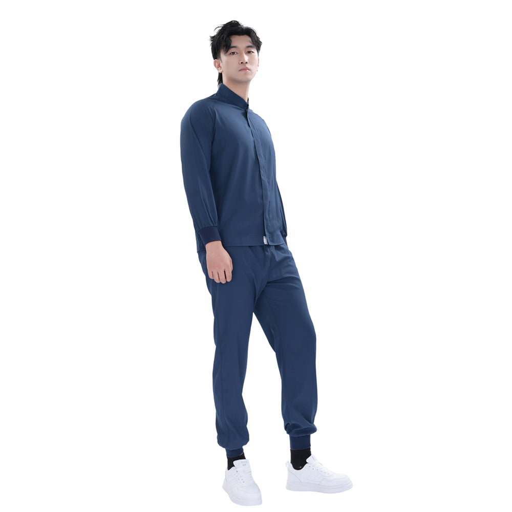 Industry Two-Piece Workwear Uniform | TR Four-Way Stretch | OEM & Private Label