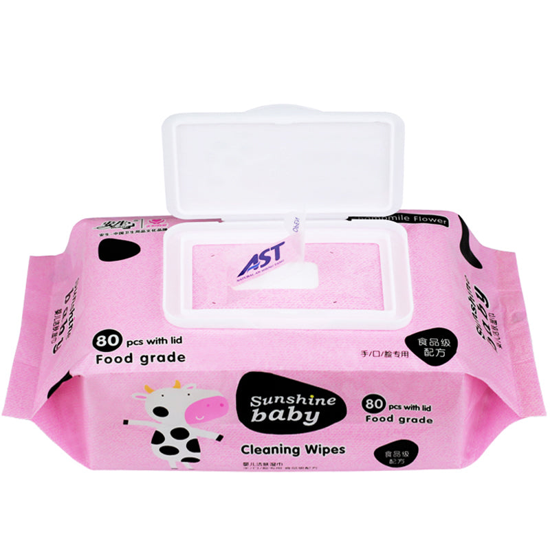 Sunshine Baby Cleaning Wipes - 80 pcs | OEM & Private Label Available