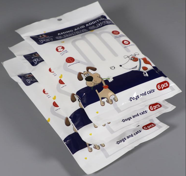 OEM Pet Cleaning Gloves – Amino Acid Addition