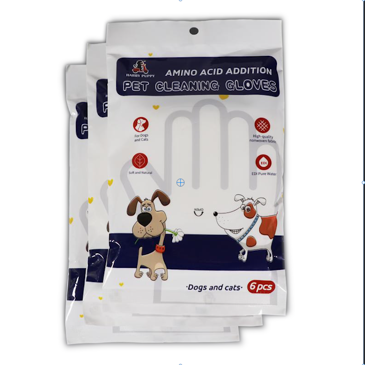 OEM Pet Cleaning Gloves – Amino Acid Addition | Private Label Available | 6pcs