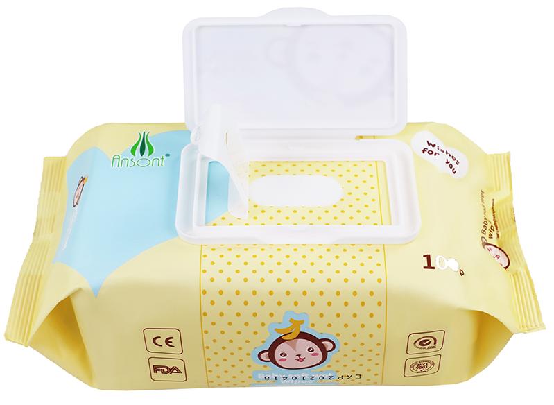 OEM Gentle 100 Sheets Baby Cleansing wet Wipes, Private Label, Moisturizing & Fragrance-Free