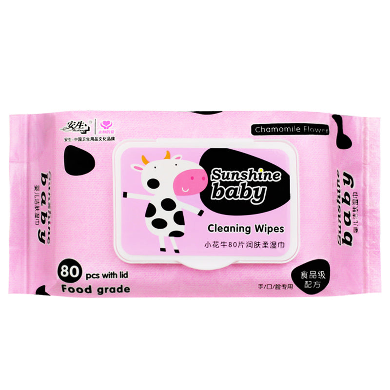Sunshine Baby Cleaning Wipes - 80 pcs | OEM & Private Label Available