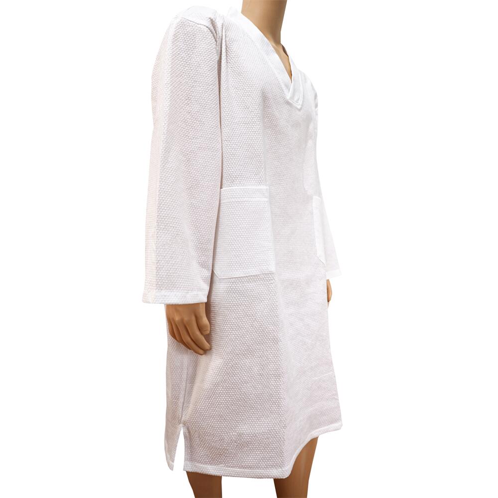 Kimono Style Disposable Bathrobe with Two Pockets – Ideal for Spa, Hotel, and Beauty Use