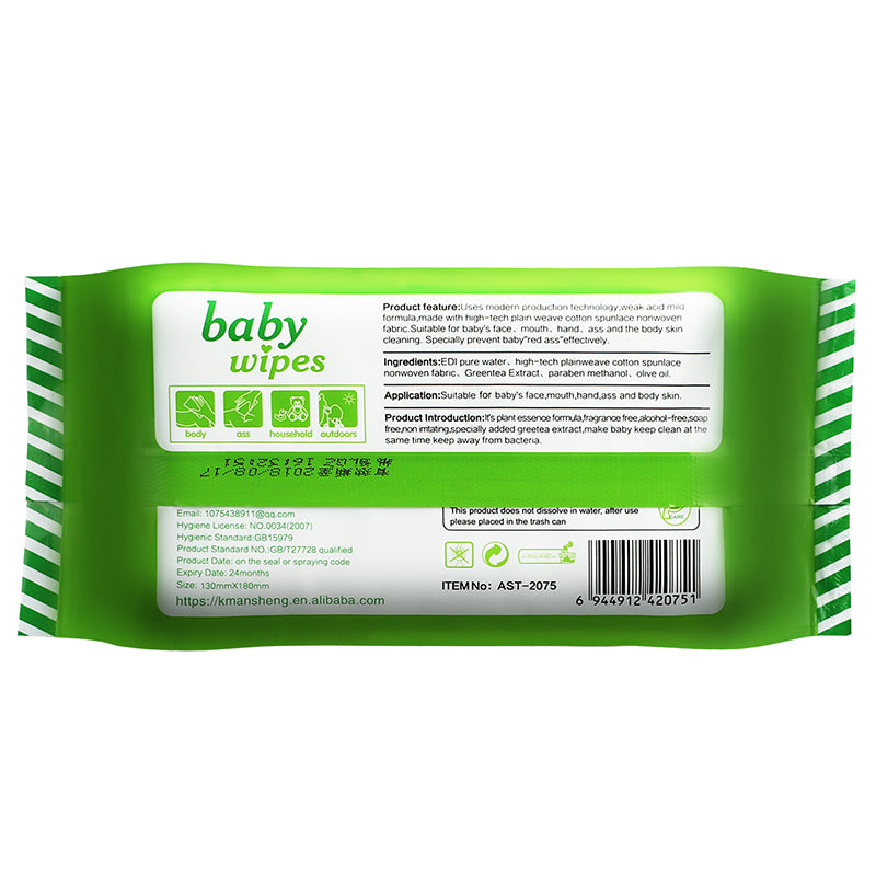 Weak acid base, no alcohol, no parabens, no fragrance – safe for newborns wipes