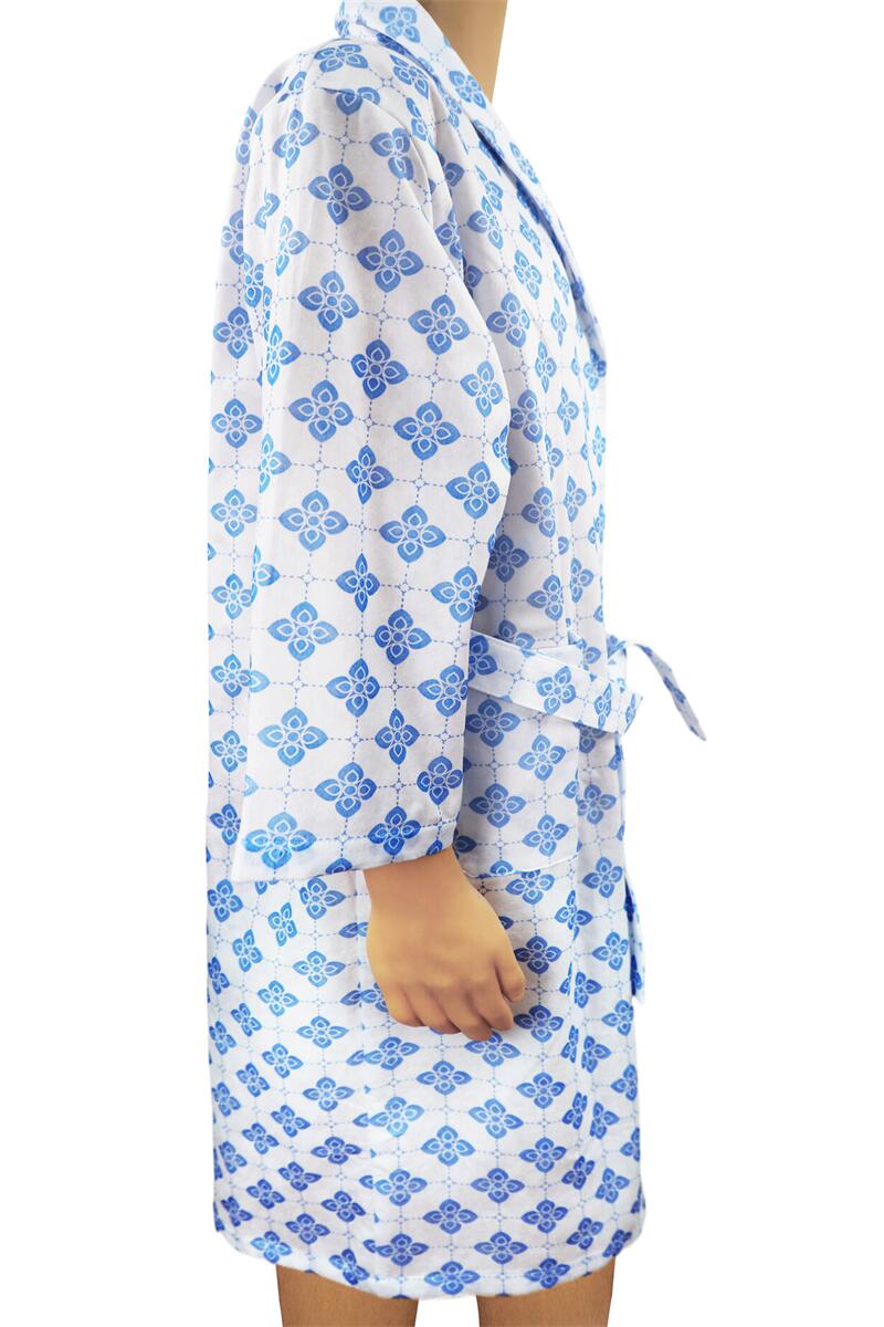 custom disposable bathrobes for Spa, salon, hotel, massage, hospital, wellness center