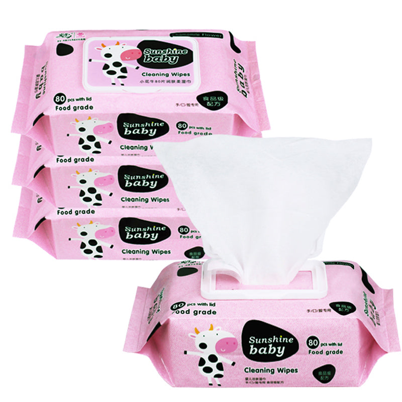 Sunshine Baby Cleaning Wipes - 80 pcs | OEM & Private Label Available