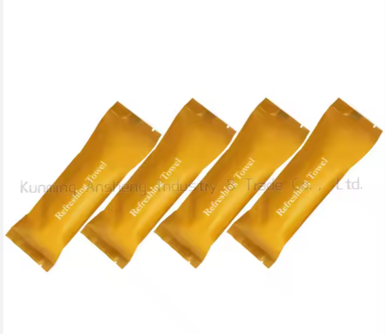 odm Refreshing Flower Scent Disposable Wet Towels for Airlines, Hotels & Restaurant