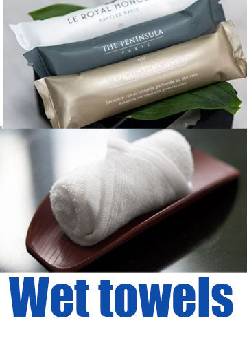 Disposable wet towels