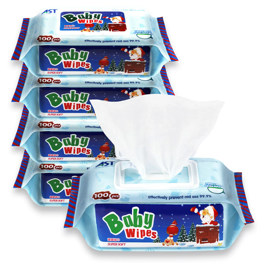 100 Super Soft Wipes – Extra-large count for home and nursery use wipes 