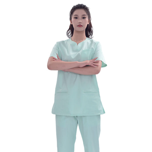 Unisex Mint Green TC Medical Scrub Set – OEM & Private Label Custom Uniforms