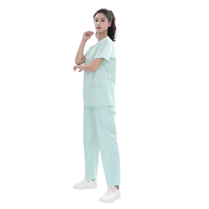 Unisex Mint Green TC Medical Scrub Set – OEM & Private Label Custom Uniforms
