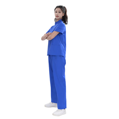Unisex Royal Blue TC Medical Scrub Set,Private Logo,OEM