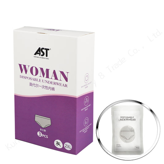 Women’s Disposable Underwear – Soft Modal Fabric, 3pcs/Pack for Travel, Spa, and Daily Hygiene (OEM/ODM Available)