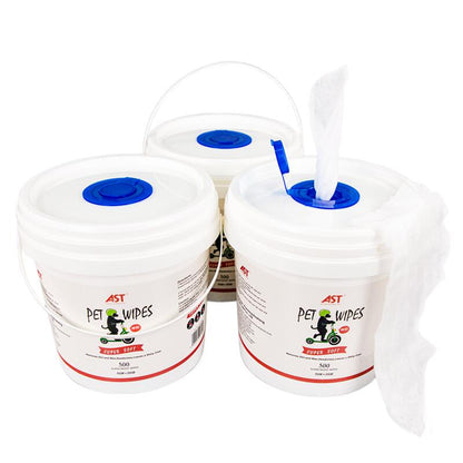 500 Sheets AST Jumbo Pet Wipes| Bulk Canister for Dogs & Cats | OEM/ODM Private Label