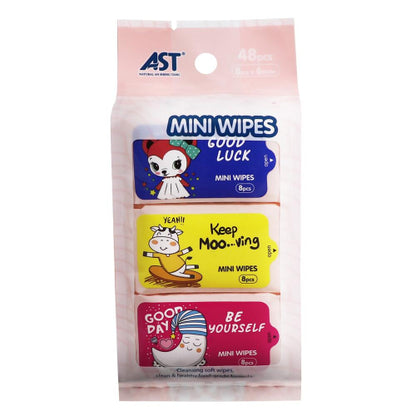 6-Pack Pure Water Wet Wipes,14×15 cm,OEM Private Label Baby & Adult Wipes
