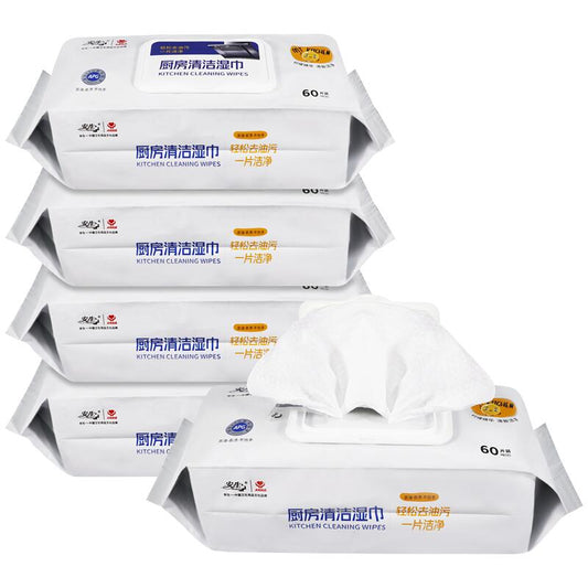 OEM & ODM Natural Kitchen Cleaning Wipes – Powerful Grease & Stain Remover