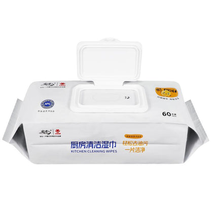 OEM & ODM Natural Kitchen Cleaning Wipes – Powerful Grease & Stain Remover