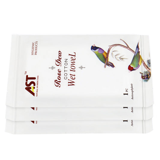 Rose Dewey Cotton Wet Towel | OEM ODM Private Label Chamomile Wet Wipes Manufacturer