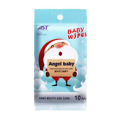 OEM/ODM Baby Wet Wipes – 10 Count Travel Pack | Fragrance-Free & Skin-Friendly