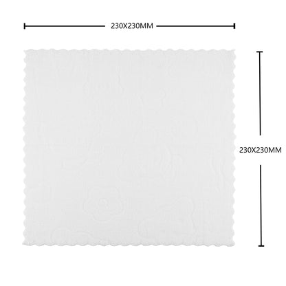 Individually Packaged Disposable Cotton Wet Towel – 23×23cm, Jasmine Scent, 16g, Fully Customizable