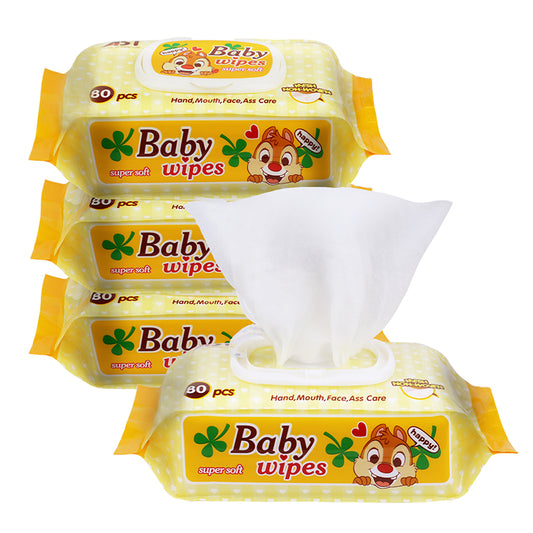 Effectively cleans while keeping baby safe from harmful residues baby wipes 