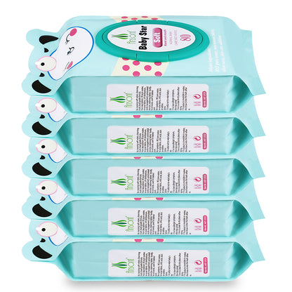 AST 80-Count 40gsm Cross-Pattern Spunlace Soft Baby Wipes –OEM Private Label Wet Wipes