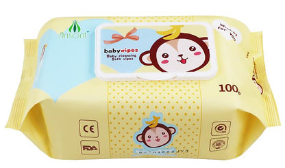 OEM Gentle 100 Sheets Baby Cleansing wet Wipes, Private Label, Moisturizing & Fragrance-Free