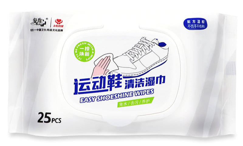 Easy Cleaning Wet shoes Wipes,OEM & private label