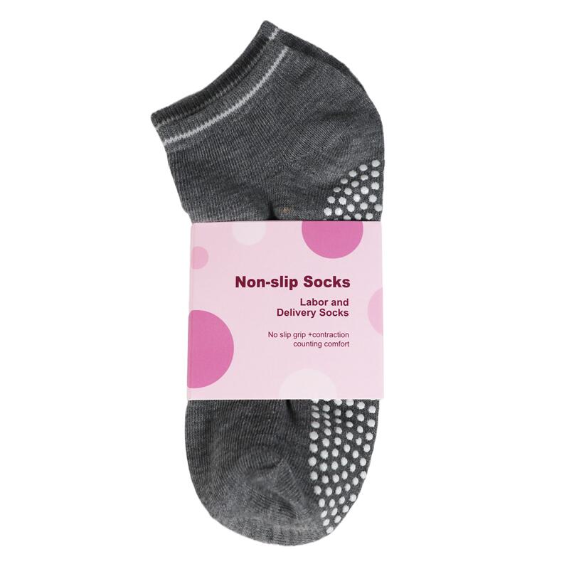 Disposable Non-Slip Hospital Socks for Men & Women – Labor, Surgery, Spa, Travel, Hospital Use