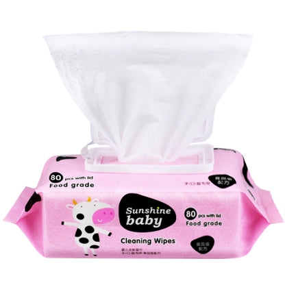 Sunshine Baby Cleaning Wipes - 80 pcs | OEM & Private Label Available