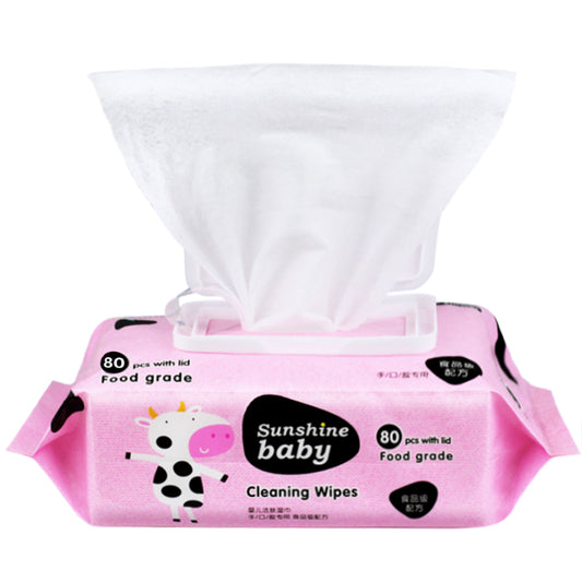 Sunshine Baby Cleaning Wipes - 80 pcs | OEM & Private Label Available