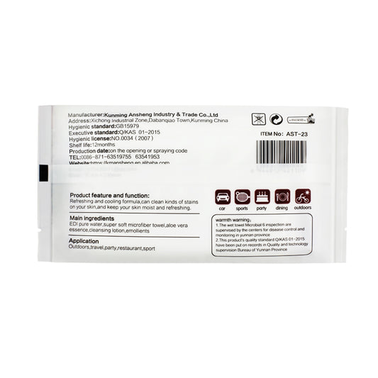 OEM Cotton 16g 23*23cm Disposable Bag 600% Jasmine scent Wet Towels – | Custom Fragrance & Packaging OEM,ODM,Private Logo Available