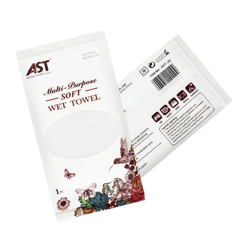 OEM Cotton 16g 23*23cm Disposable Bag 600% Jasmine scent Wet Towels – | Custom Fragrance & Packaging OEM,ODM,Private Logo Available