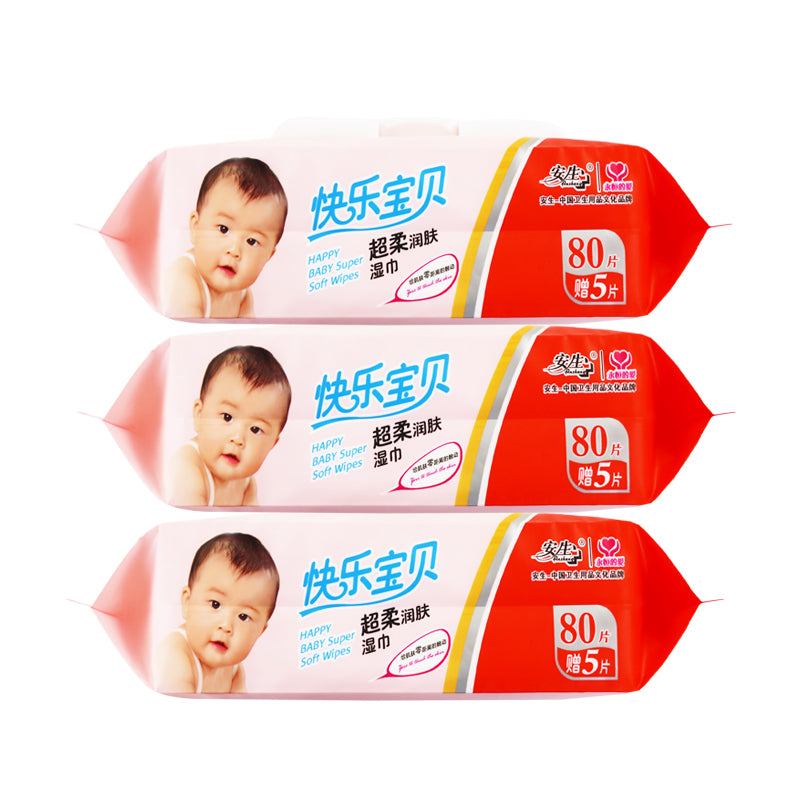 OEM  80 sheets baby wet wipes with factory price 