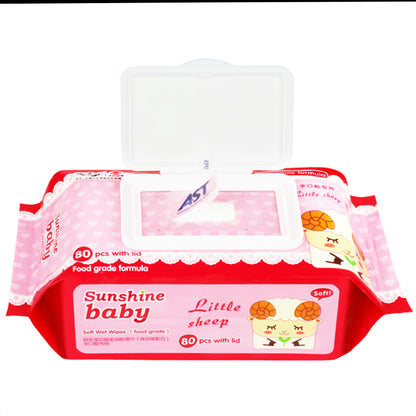 OEM baby wipes of AS2090 80 sheets wipes 