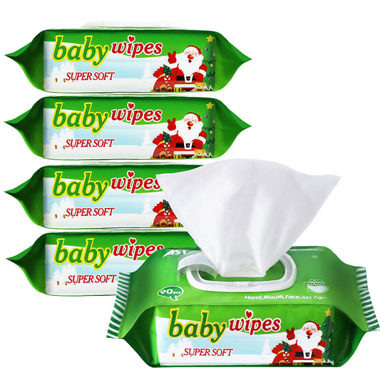 Plain-textured spunlace nonwoven, super soft & breathable baby wipes 