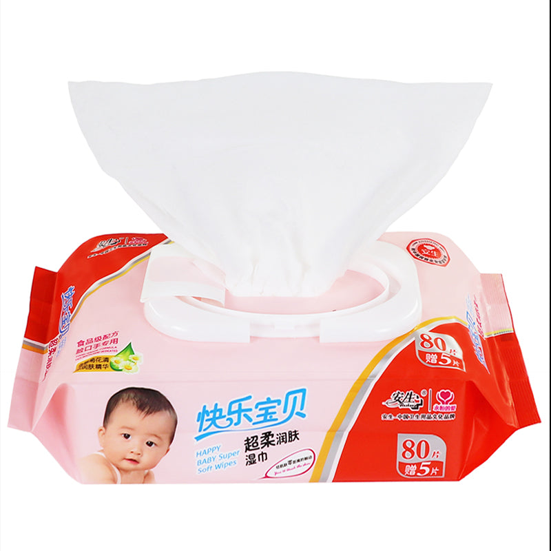 Private logo  80 sheets baby wet wipes with factory price 